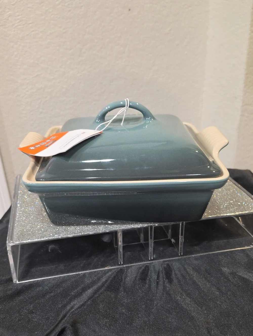 Le Creuset Heritage Shallow Square Casserole Dish- Ocean